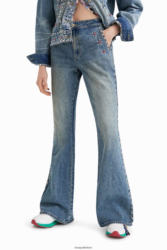 Desigual Women Johnson Hartig flared jeans Clothing PFVZ0B1112