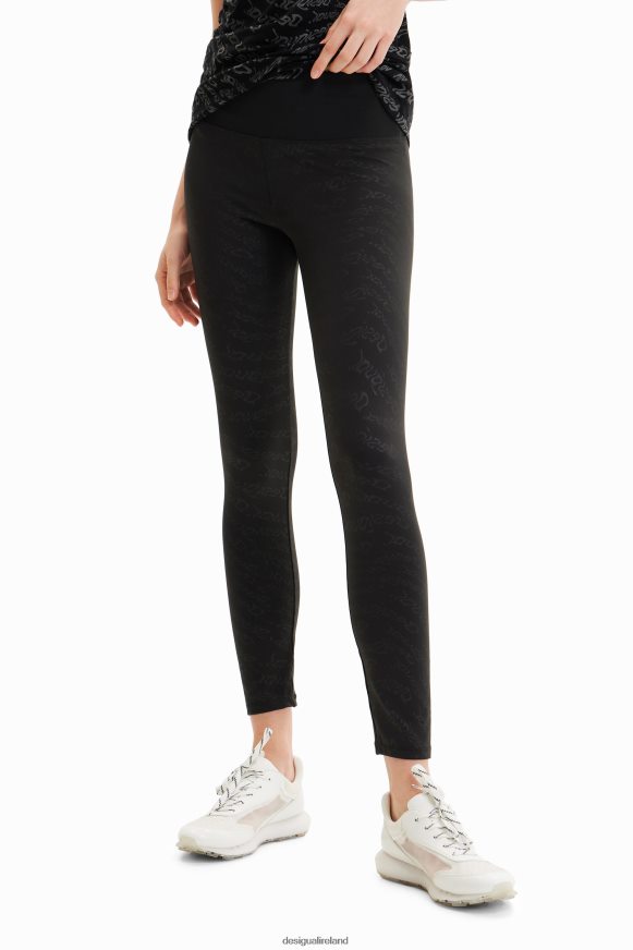Desigual Women Logo sport leggings Clothing PFVZ0B757