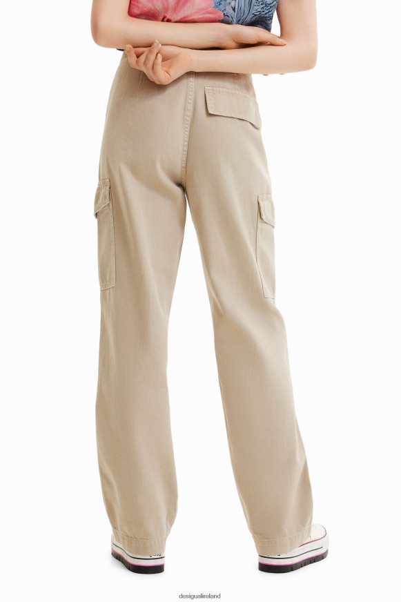 Desigual Women Long cargo trousers Clothing PFVZ0B228