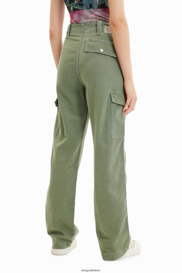 Desigual Women Long cargo trousers Clothing PFVZ0B247