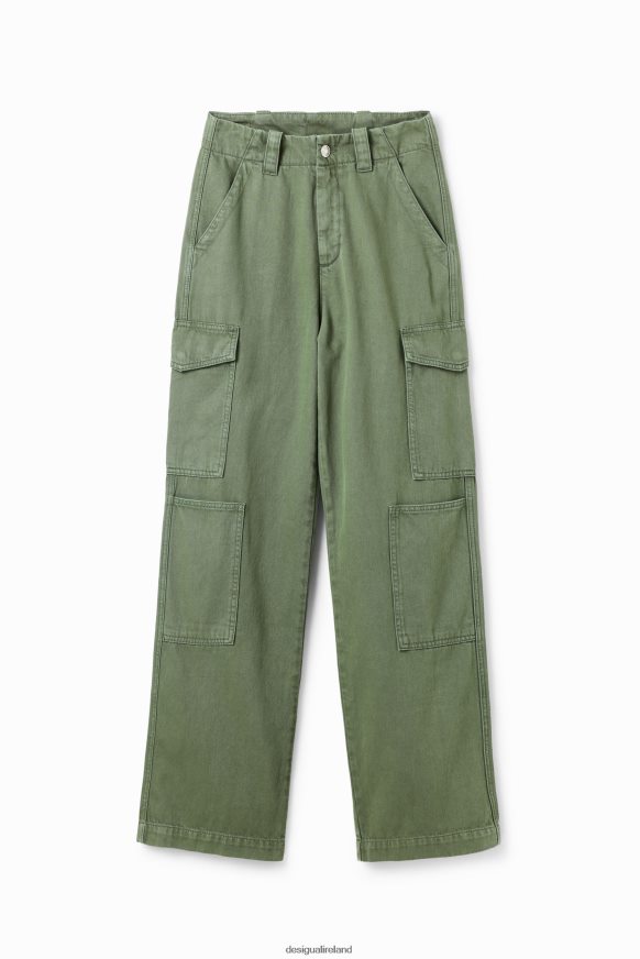 Desigual Women Long cargo trousers Clothing PFVZ0B247
