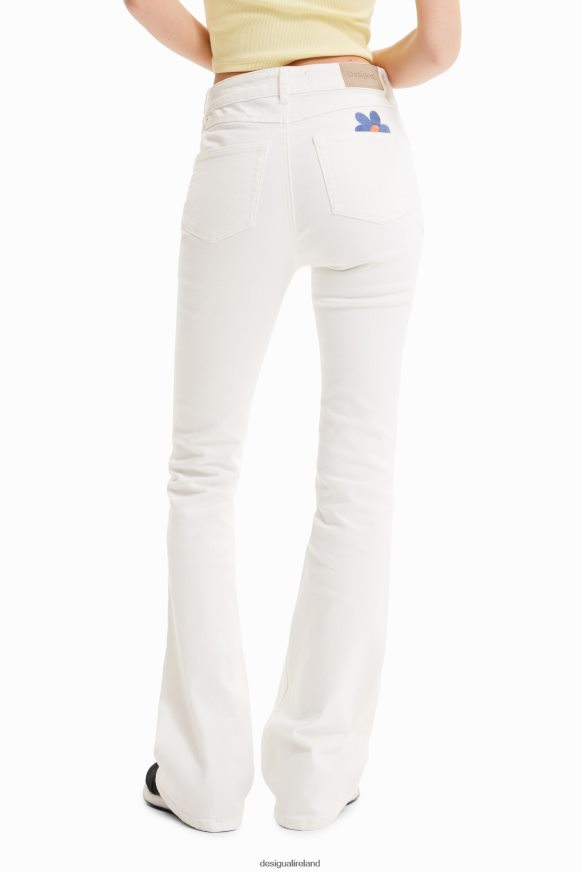 Desigual Women Long flare jeans Clothing PFVZ0B527