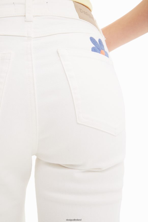 Desigual Women Long flare jeans Clothing PFVZ0B527
