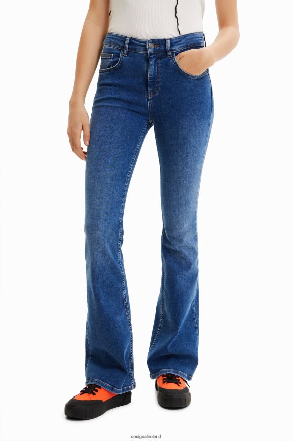 Desigual Women Long flare jeans Clothing PFVZ0B996