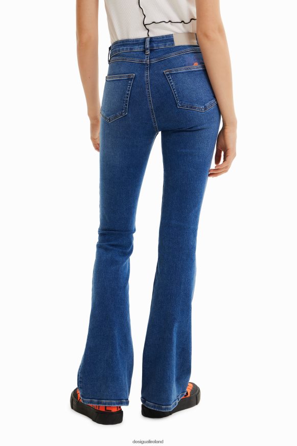 Desigual Women Long flare jeans Clothing PFVZ0B996
