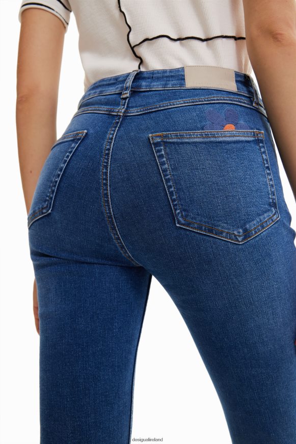Desigual Women Long flare jeans Clothing PFVZ0B996