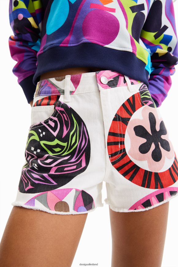 Desigual Women M. Christian Lacroix denim shorts Clothing PFVZ0B896