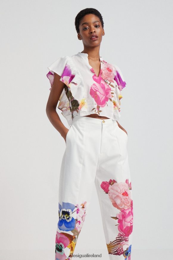 Desigual Women M. Christian Lacroix floral baggy trousers Clothing PFVZ0B667