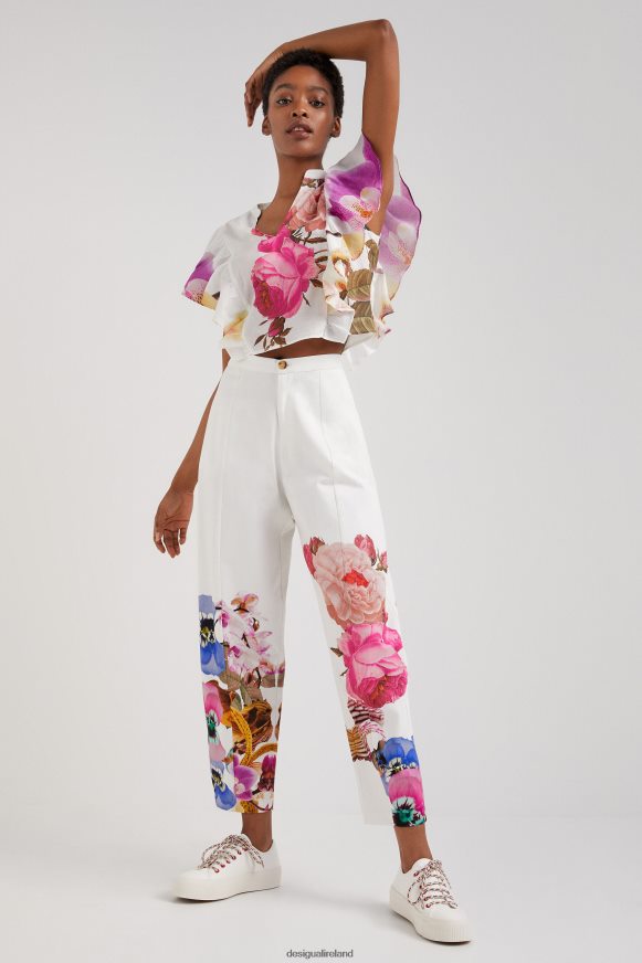Desigual Women M. Christian Lacroix floral baggy trousers Clothing PFVZ0B667