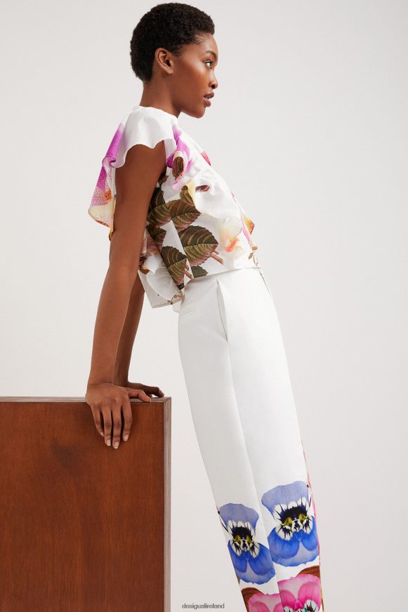 Desigual Women M. Christian Lacroix floral baggy trousers Clothing PFVZ0B667