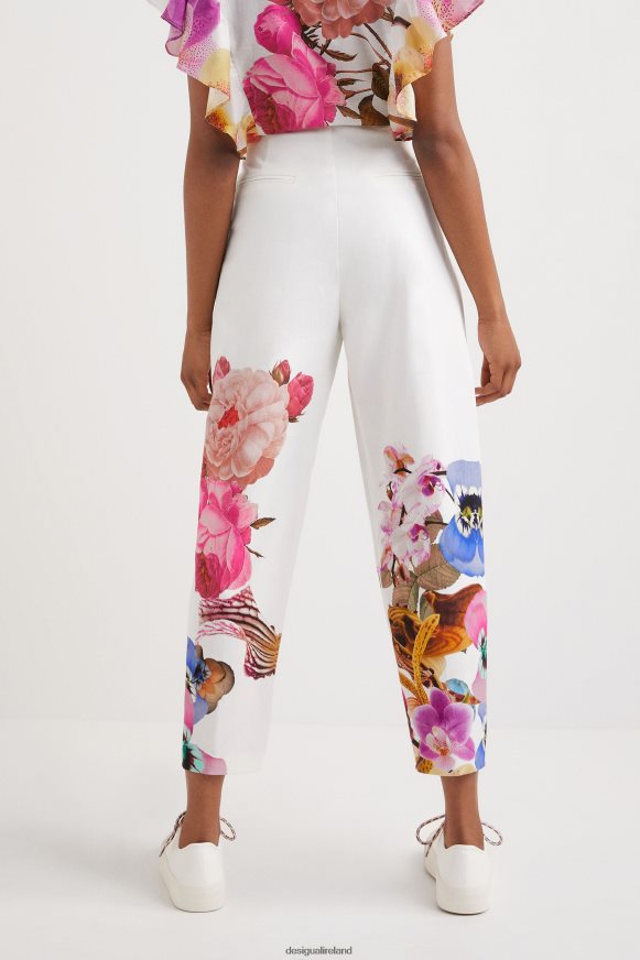 Desigual Women M. Christian Lacroix floral baggy trousers Clothing PFVZ0B667