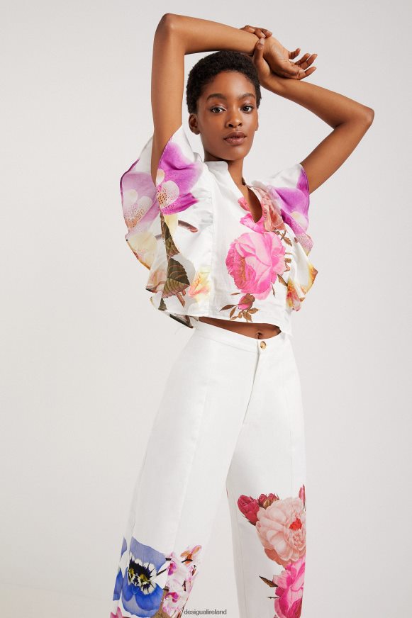 Desigual Women M. Christian Lacroix floral baggy trousers Clothing PFVZ0B667