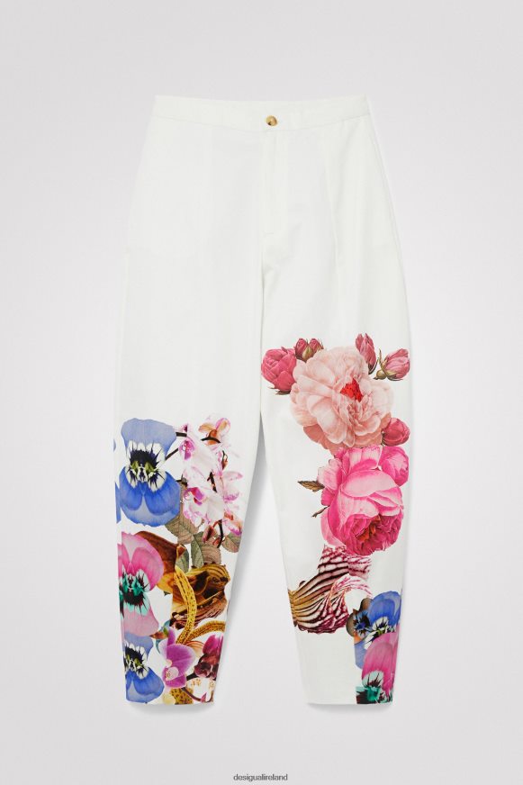 Desigual Women M. Christian Lacroix floral baggy trousers Clothing PFVZ0B667