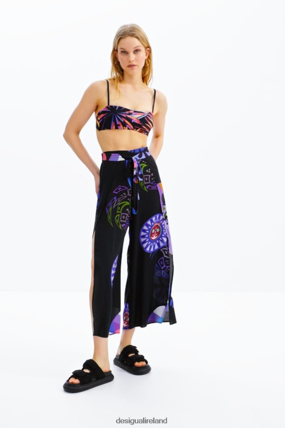 Desigual Women M. Christian Lacroix slit trousers Clothing PFVZ0B983