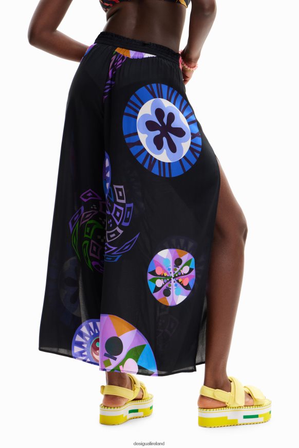 Desigual Women M. Christian Lacroix slit trousers Clothing PFVZ0B983