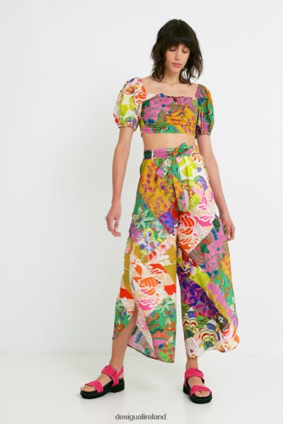 Desigual Women M. Christian Lacroix trousers with slits Clothing PFVZ0B1069