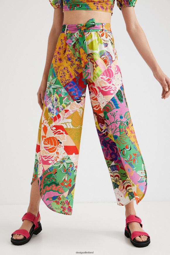 Desigual Women M. Christian Lacroix trousers with slits Clothing PFVZ0B1069