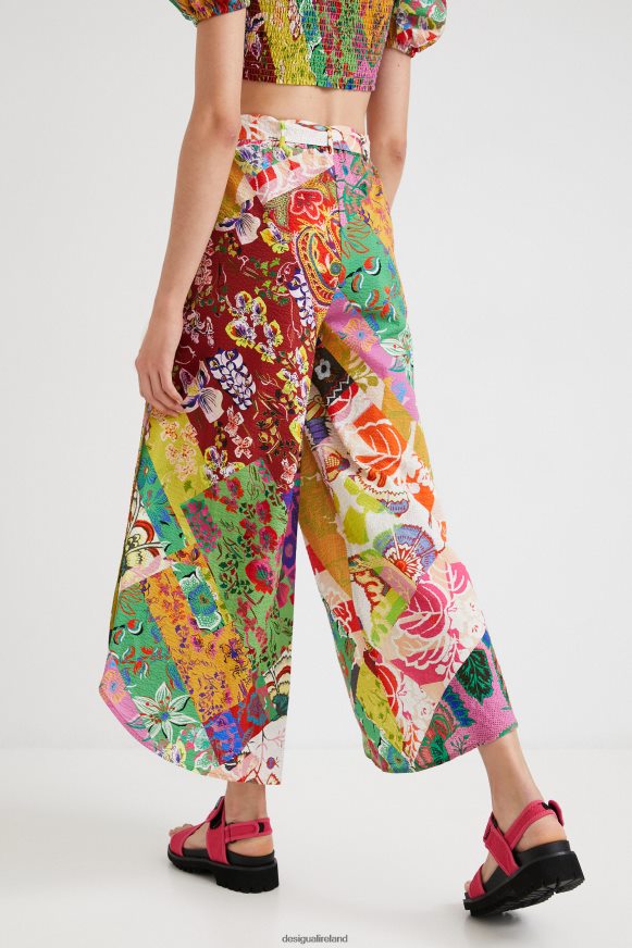 Desigual Women M. Christian Lacroix trousers with slits Clothing PFVZ0B1069