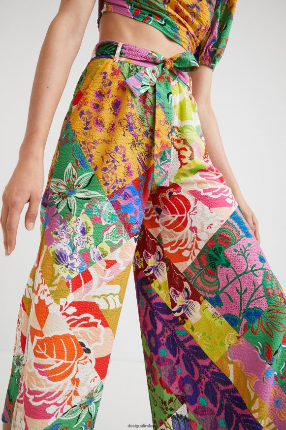 Desigual Women M. Christian Lacroix trousers with slits Clothing PFVZ0B1069