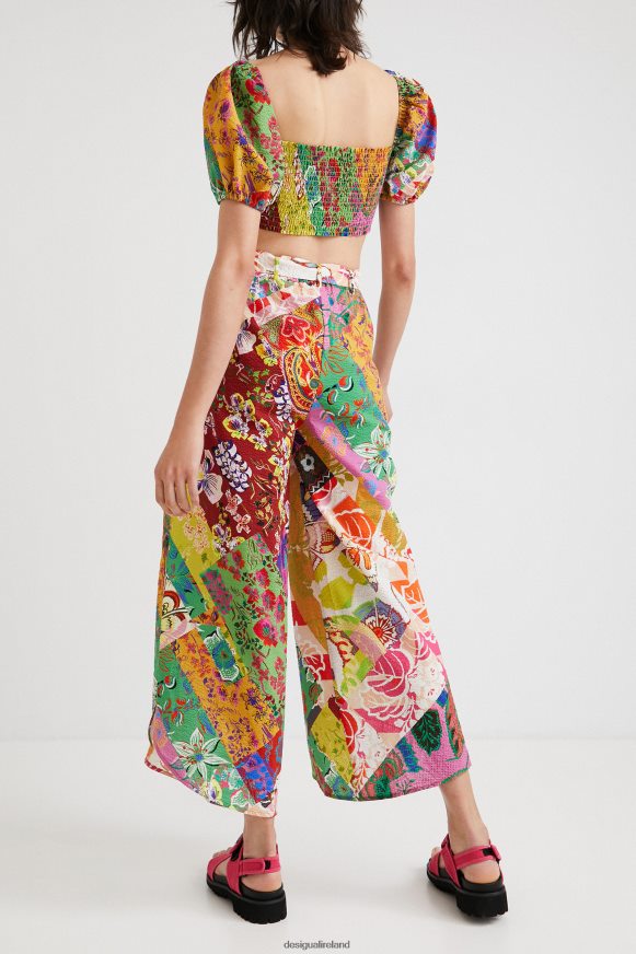 Desigual Women M. Christian Lacroix trousers with slits Clothing PFVZ0B1069