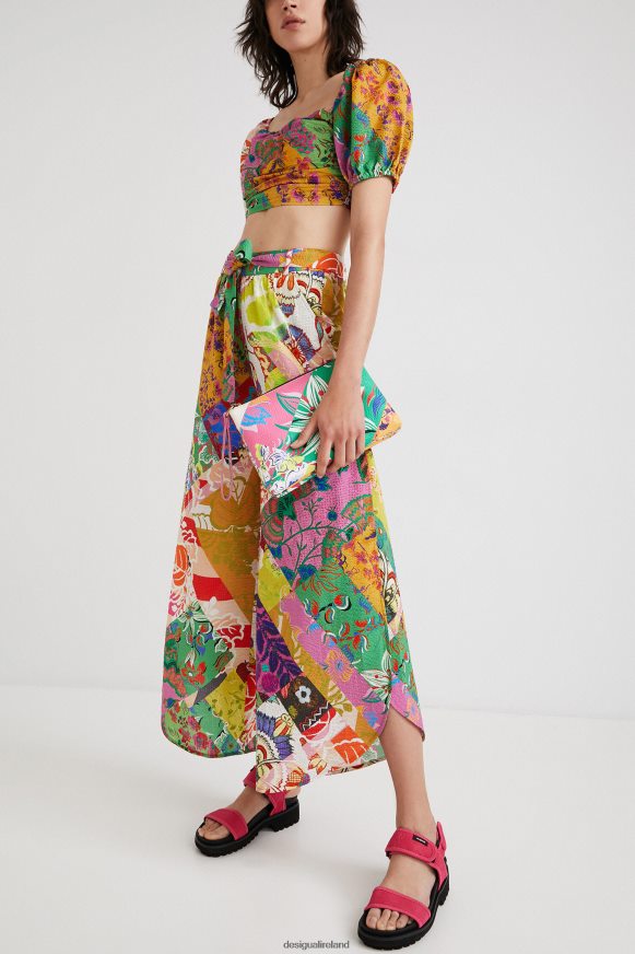 Desigual Women M. Christian Lacroix trousers with slits Clothing PFVZ0B1069