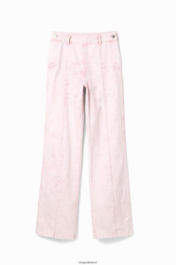 Desigual Women Maitrepierre wide leg straight jeans Clothing PFVZ0B924