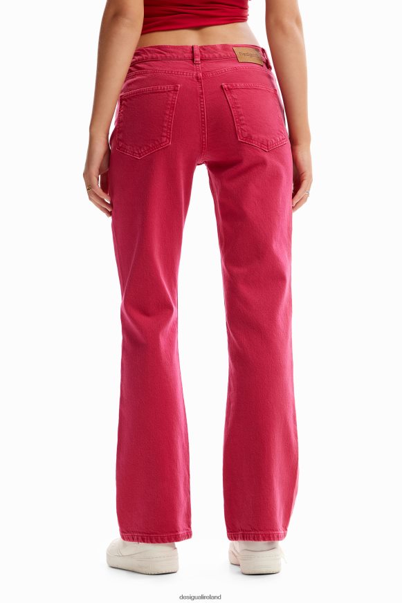 Desigual Women Plain flare jeans Clothing PFVZ0B69