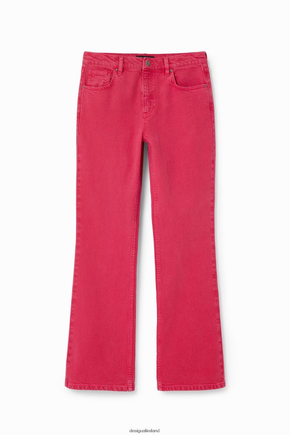 Desigual Women Plain flare jeans Clothing PFVZ0B69