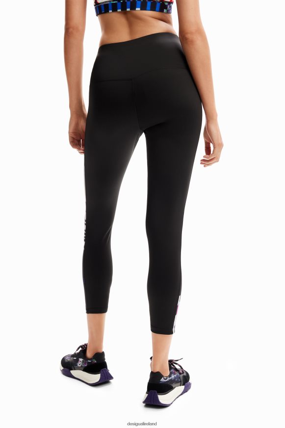 Desigual Women Plain glitch sport leggings Clothing PFVZ0B192