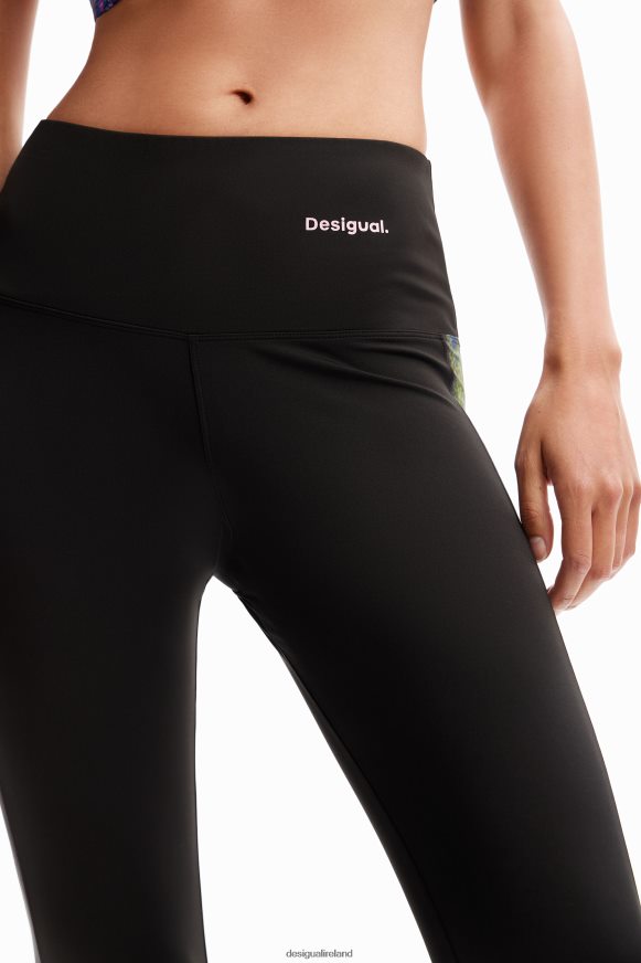 Desigual Women Plain glitch sport leggings Clothing PFVZ0B192
