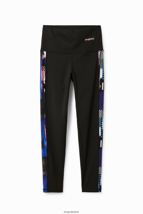 Desigual Women Plain glitch sport leggings Clothing PFVZ0B192