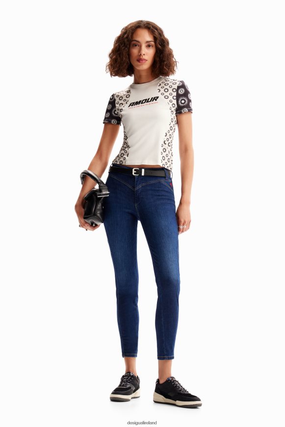 Desigual Women Push-up skinny jeans Clothing PFVZ0B141