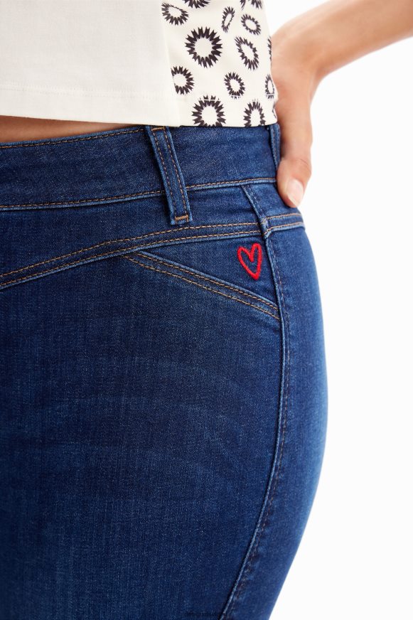 Desigual Women Push-up skinny jeans Clothing PFVZ0B141