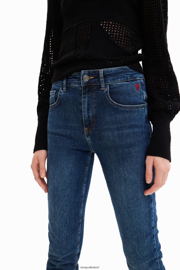 Desigual Women Push-up skinny jeans Clothing PFVZ0B165