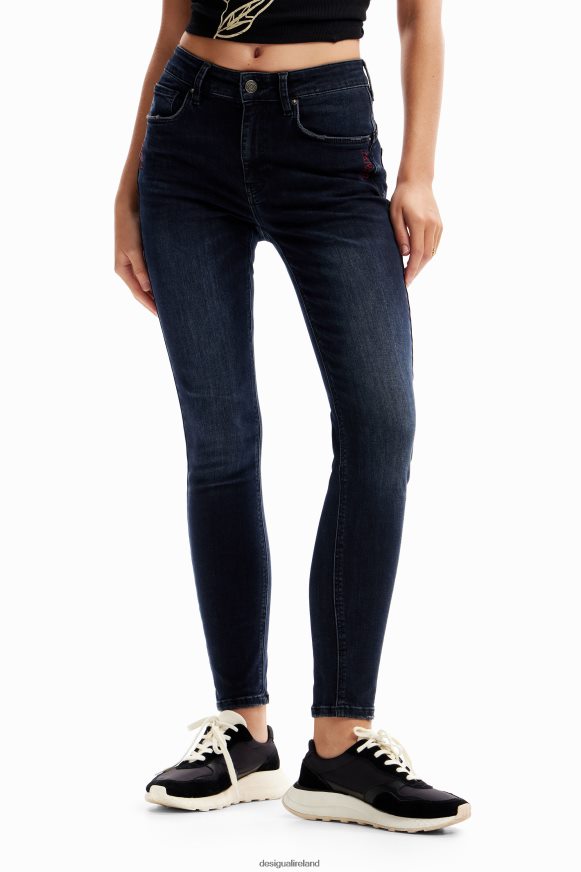 Desigual Women Push-up skinny jeans Clothing PFVZ0B173