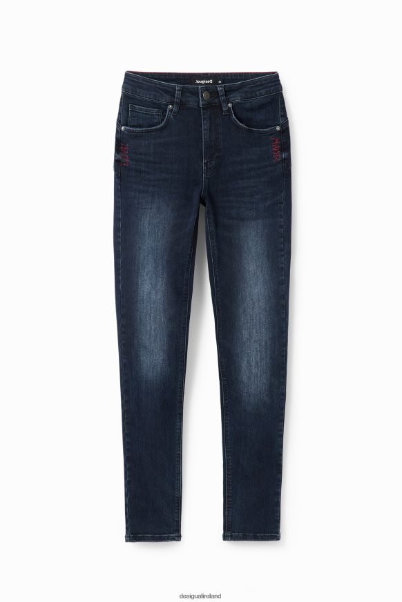 Desigual Women Push-up skinny jeans Clothing PFVZ0B173