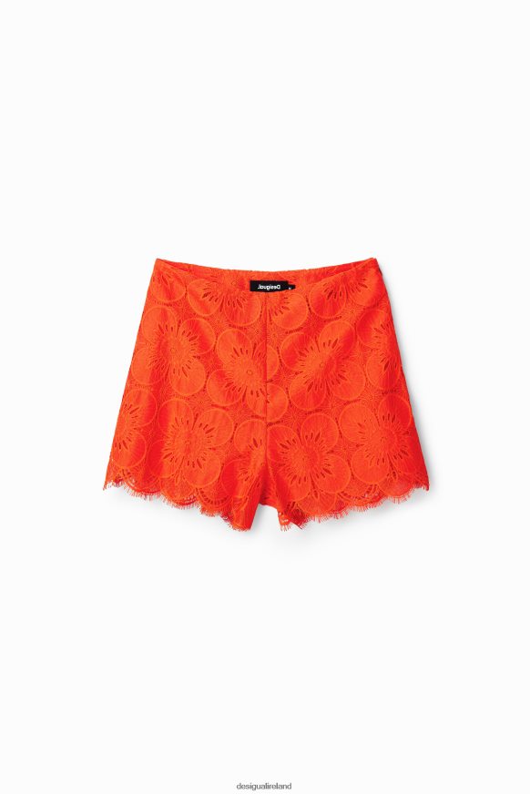 Desigual Women Retro lace shorts Clothing PFVZ0B538