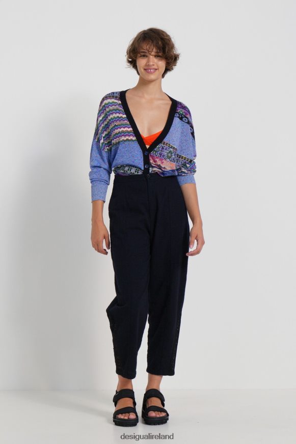 Desigual Women Rustic baggy trousers Clothing PFVZ0B1137
