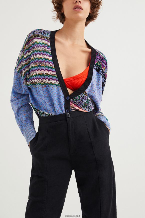 Desigual Women Rustic baggy trousers Clothing PFVZ0B1137