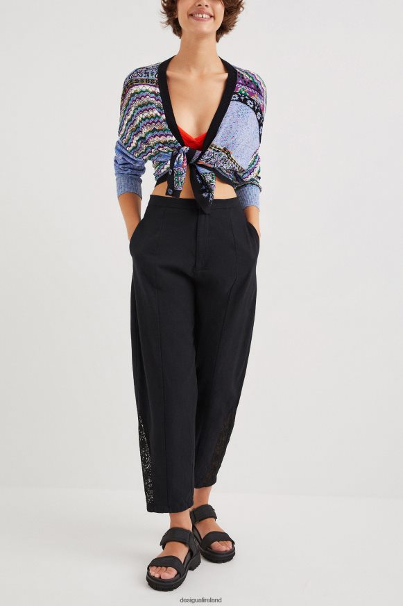 Desigual Women Rustic baggy trousers Clothing PFVZ0B1137