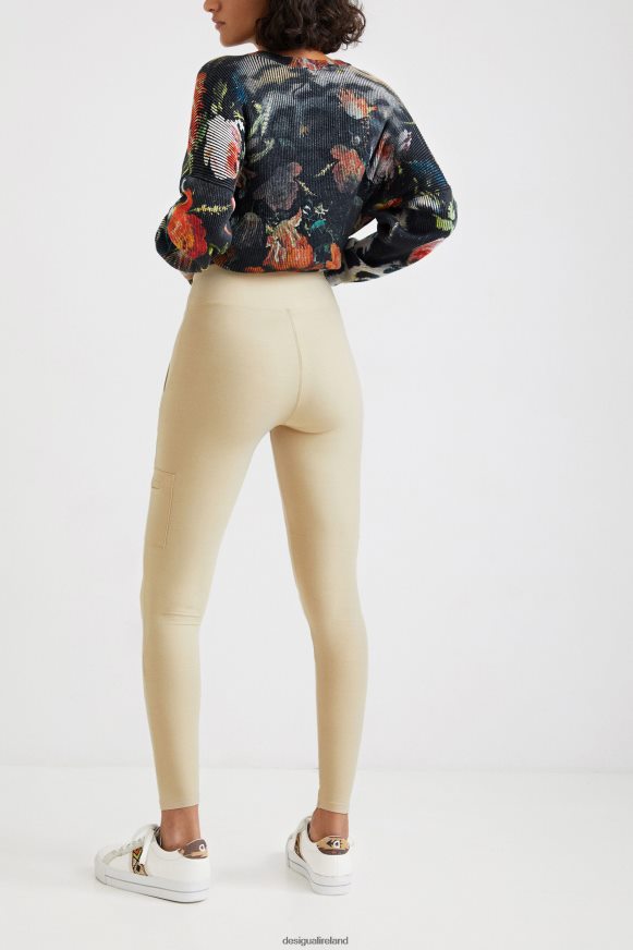 Desigual Women Slim leggings military Clothing PFVZ0B1114