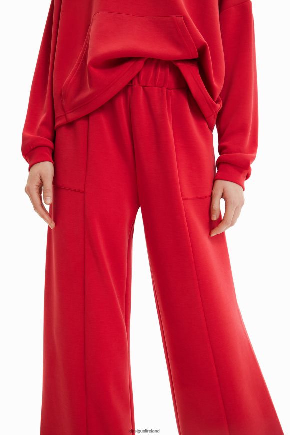 Desigual Women Soft-touch wide-leg trousers Clothing PFVZ0B398