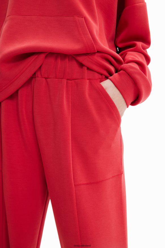 Desigual Women Soft-touch wide-leg trousers Clothing PFVZ0B398