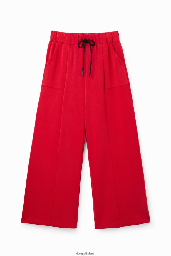 Desigual Women Soft-touch wide-leg trousers Clothing PFVZ0B398