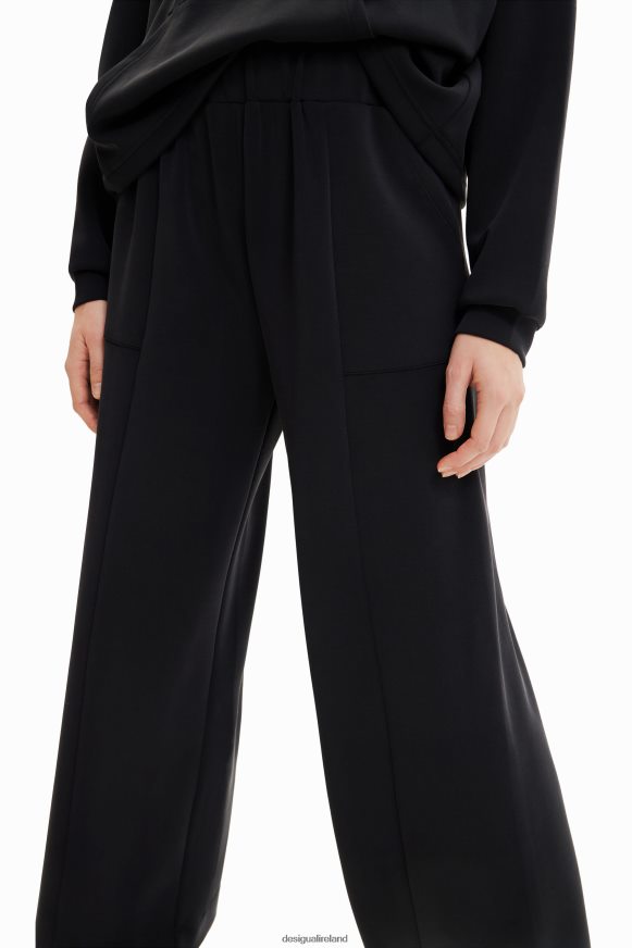 Desigual Women Soft-touch wide-leg trousers Clothing PFVZ0B918