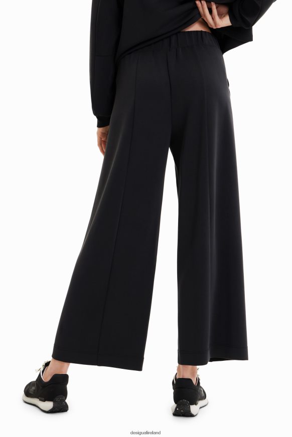 Desigual Women Soft-touch wide-leg trousers Clothing PFVZ0B918