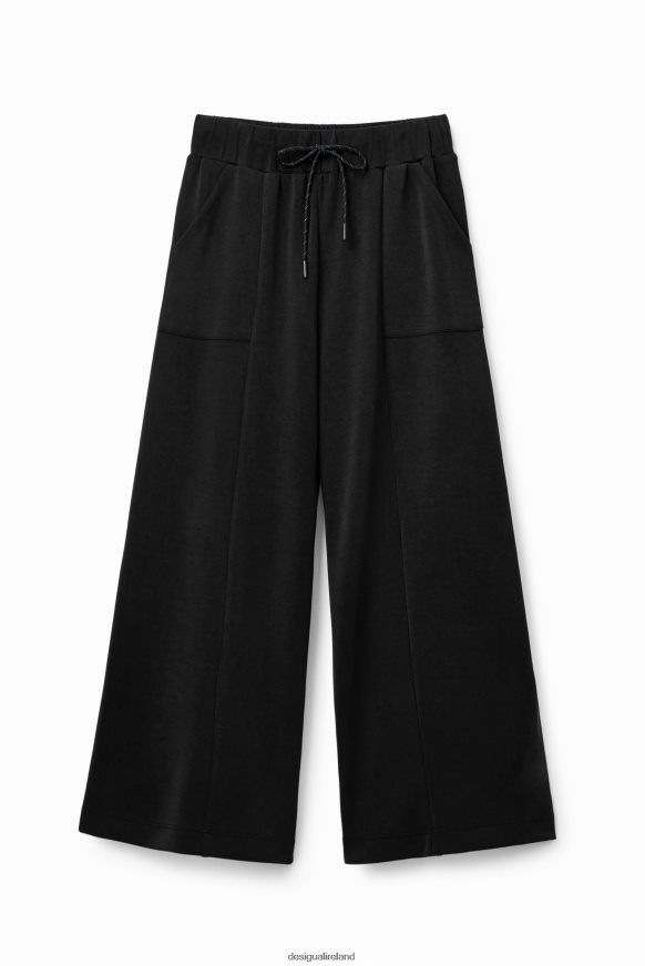Desigual Women Soft-touch wide-leg trousers Clothing PFVZ0B918