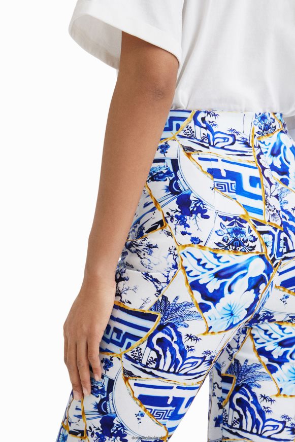 Desigual Women Stella Jean printed slim trousers Clothing PFVZ0B875