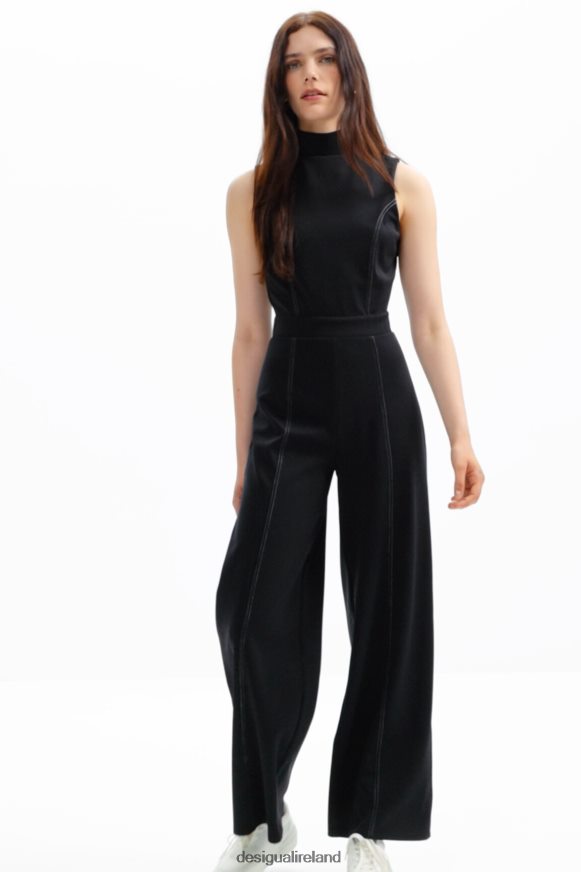 Desigual Women Stitching culotte jumpsuit Clothing PFVZ0B61
