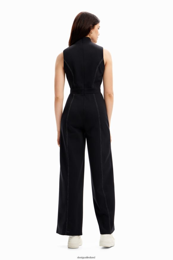 Desigual Women Stitching culotte jumpsuit Clothing PFVZ0B61